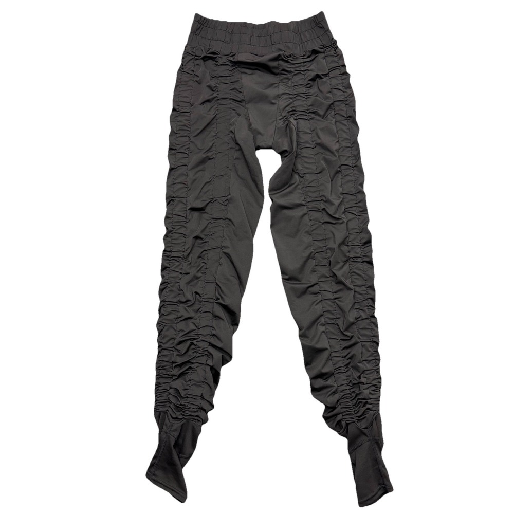 AGOGIE + 20 Wearable Resistance Band Pants Black Leggings Muscle Tone Size Large